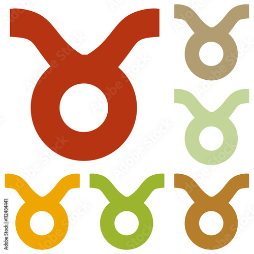 Taurus sign illustration