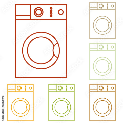 Washing machine sign