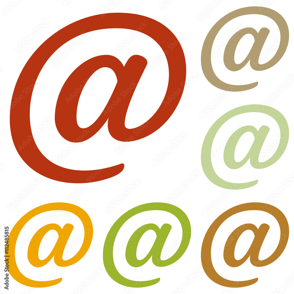 Mail sign illustration Mail sign illustration
