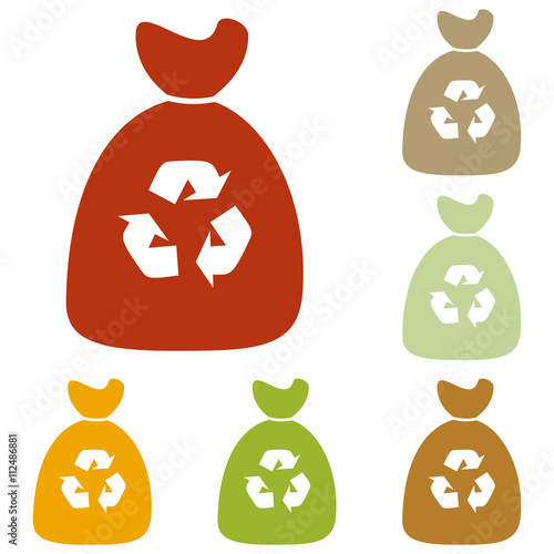 Trash bag icon