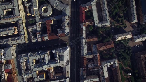 Aerial view of center of St. Petersburg photo