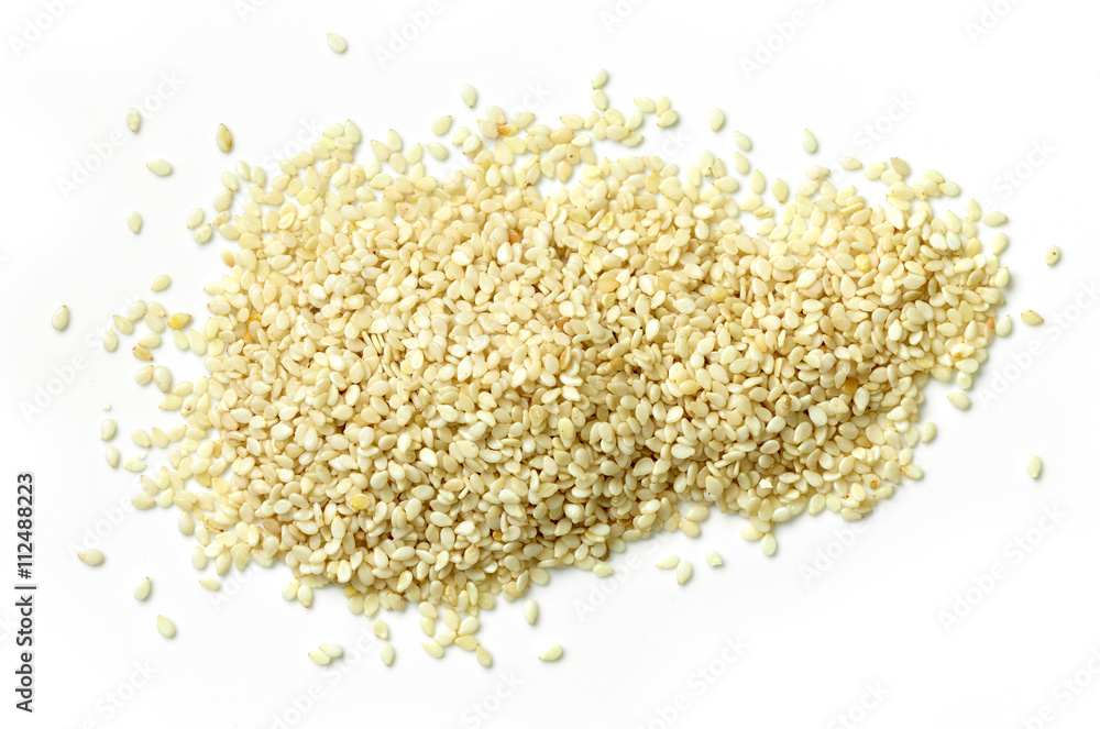 heap of sesame seeds heap of sesame seeds
