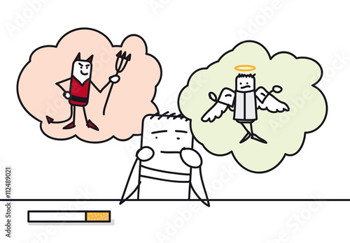 Le Bon et le mal : reprendre la cigarette