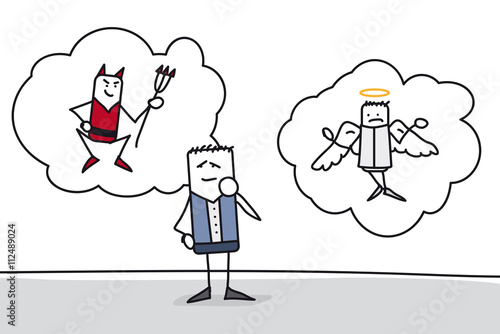 Le Bon et le mal : réflexion