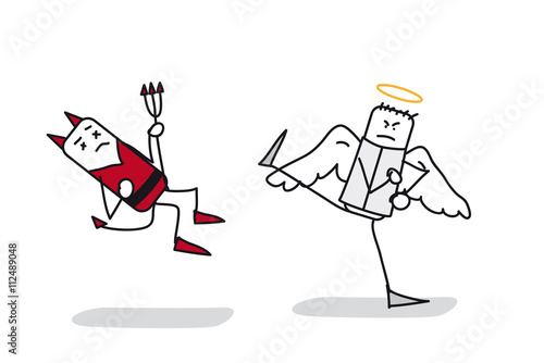 Le Bon et le mal : coup de pied