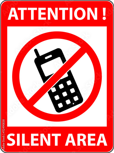 No phone, telephone, cellphone and smartphone prohibited symbol. Sign indicating the prohibition or rule. Warning and forbidden. Flat design. Vector illustration. Easy to use and edit. EPS10.