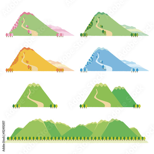 いろいろな山