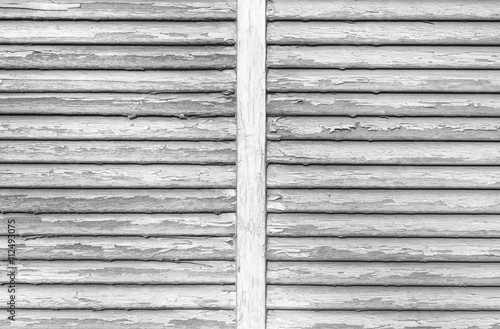 Old wood shutter window background and texture