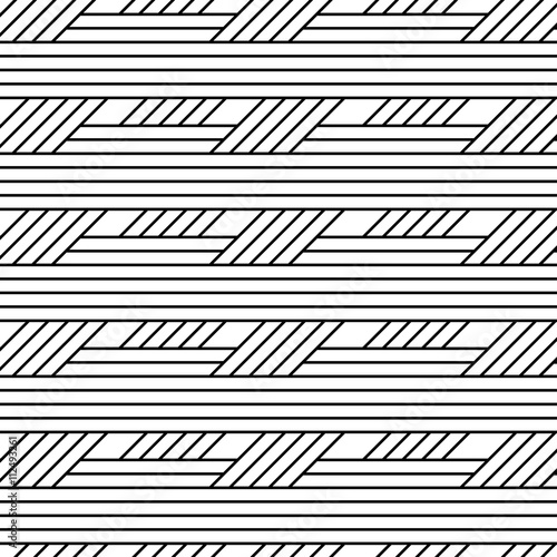 Vector light seamless pattern with interweaving