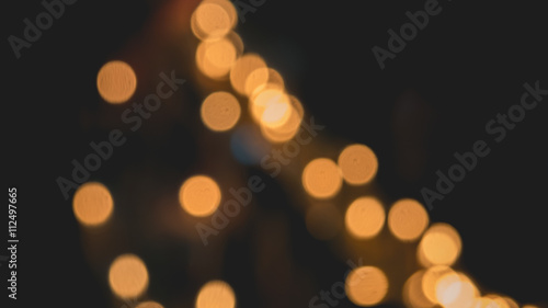 defocused bokeh lights