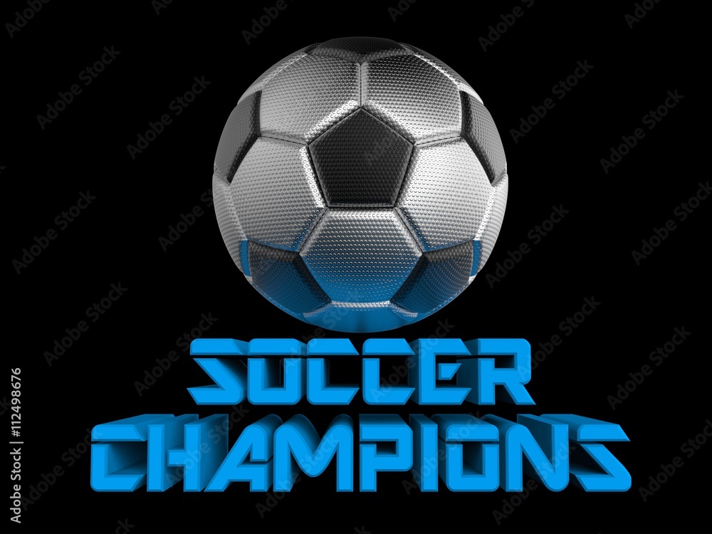 Soccer ball. 3D illustration. 3D CG. High resolution. Soccer ball. 3D illustration. 3D CG. High resolution.