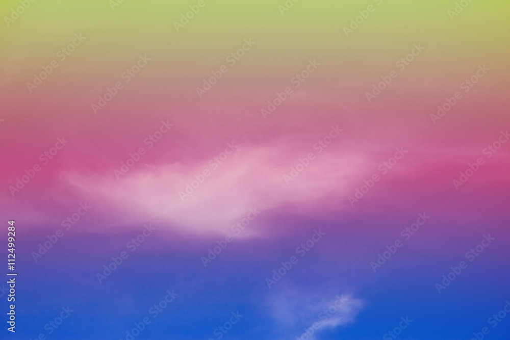 Vivid clouds in the sky, Blue sky and clouds background.