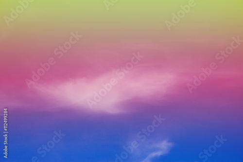 Vivid clouds in the sky, Blue sky and clouds background. © peterkai