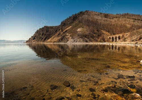 View from the shore of Lake Baikal