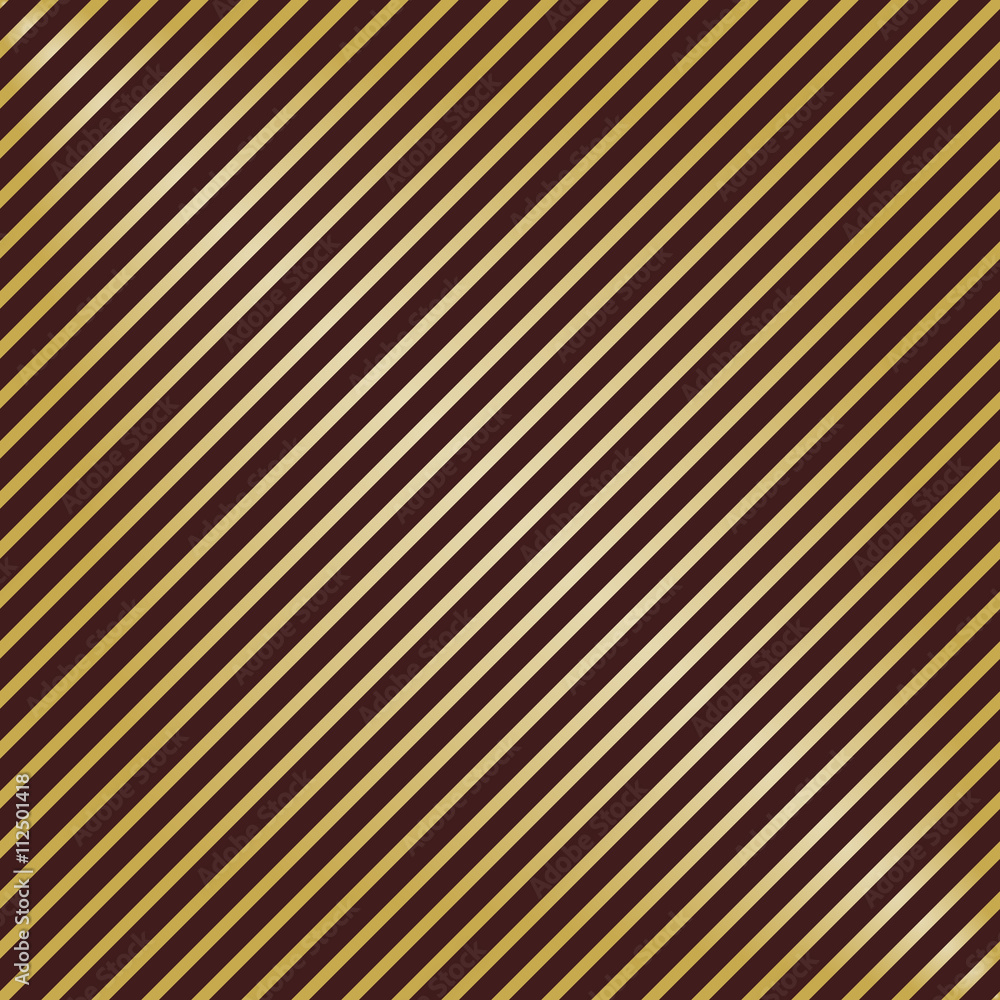 Obraz premium Abstract wallpaper with diagonal brown and golden strips. Seamless colorful background