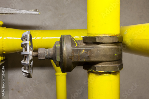 Εκτύπωση καμβά gas shut-off valve