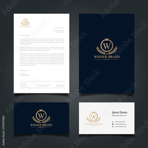 Luxury Logo and Corporate Identity Template.