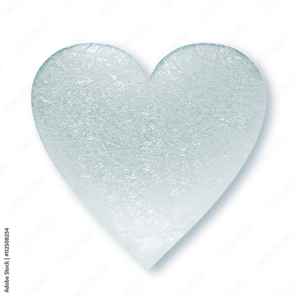 Frozen Heart, 3D illustration