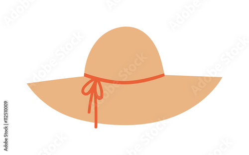 Panama hat vector illustration.