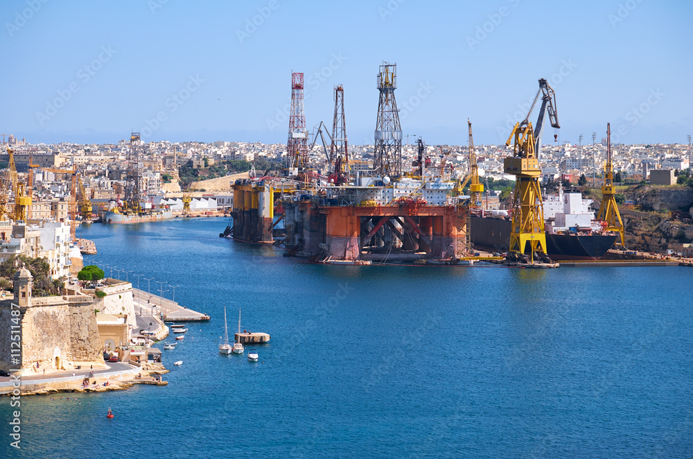 The Palumbo Shipyards, Cospicua, Malta.