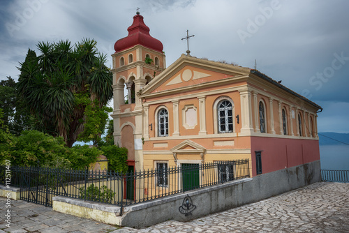 The church of Virgin Mary Mandrakina, Corfu island, Greece