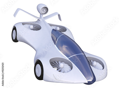 Flying vehicle of the future 3d concept, Air car,  Future flying car 3d concept, Electric transport, Electric car 3d render, Electric  car transport, Aero car concept