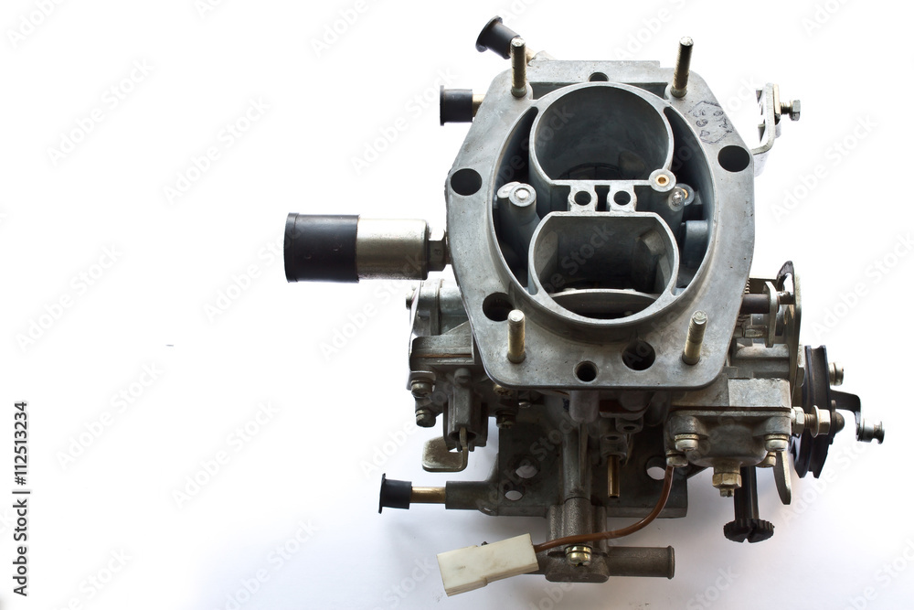 carburetor on white background carburetor on white background