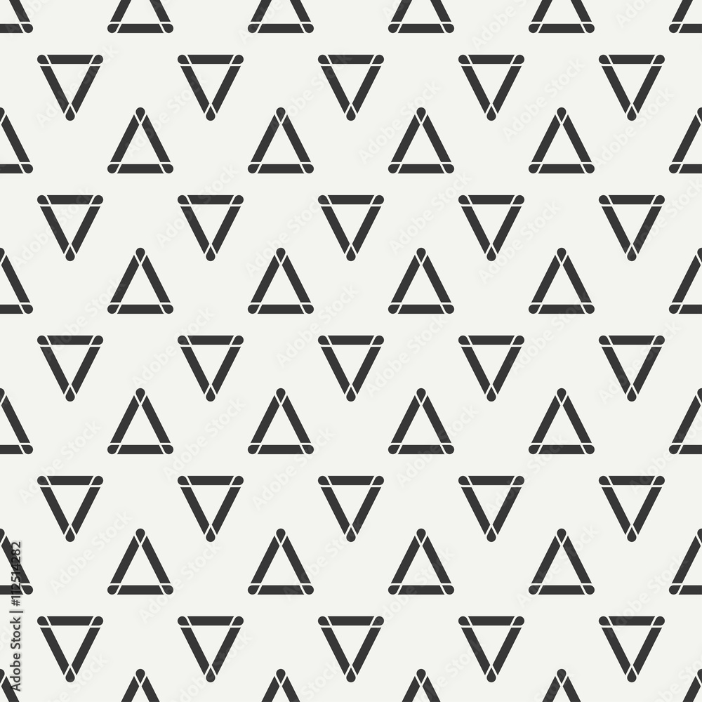 Geometric line monochrome abstract hipster seamless pattern with triangle. Wrapping paper. Scrapbook paper. Tiling. Vector illustration. Background. Graphic texture for your design, wallpaper. Geometric line monochrome abstract hipster seamless pattern with triangle. Wrapping paper. Scrapbook paper. Tiling. Vector illustration. Background. Graphic texture for your design, wallpaper.