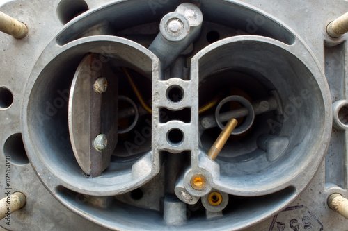 carburetor on white background