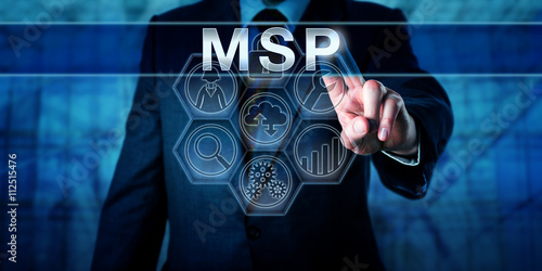 Corporate Manager Pushing MSP