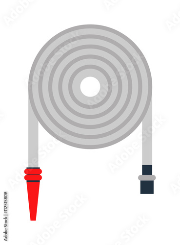 Firehose vector illustration.