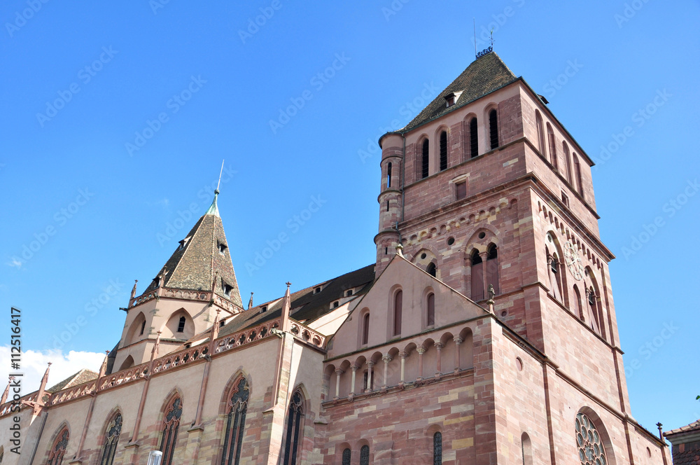 Kirche am Thomasplatz in Straßburg