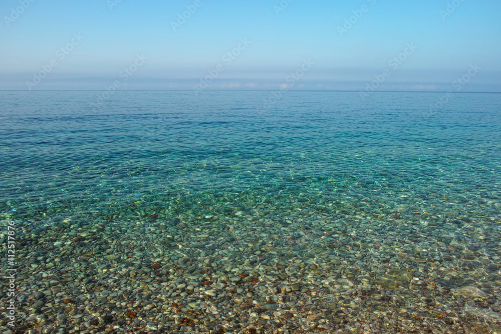 Sea landscape near  Petrovac city Montenegro
