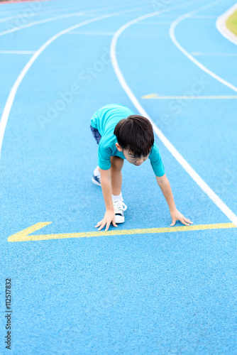 Child start running