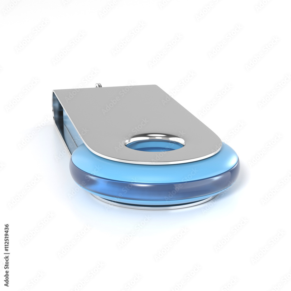 USB flash drive isolated on white background with shadow. 3D illustration USB flash drive isolated on white background with shadow. 3D illustration