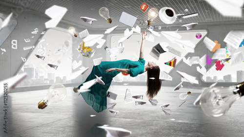 Wallpaper Mural Woman in green dress Torontodigital.ca