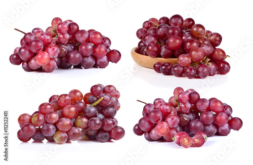 grape isolated on white background. © siwaporn999