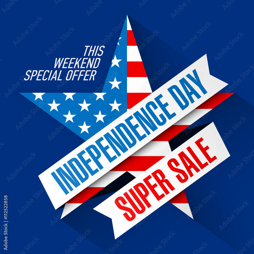 USA Independence Day Weekend Sale banner