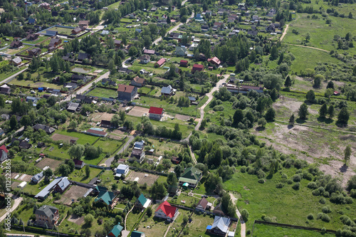 Aerial Views - Russian village