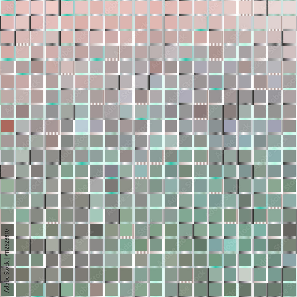 Fototapeta premium Background squares pink-green