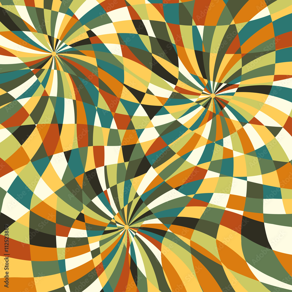 Mosaic of spirals Mosaic of spirals