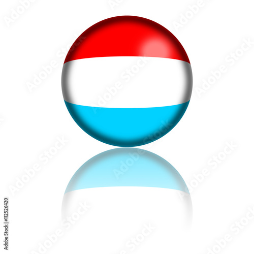 Free Download Luxemburg Flag Sphere 3D Rendering - GFXLoad