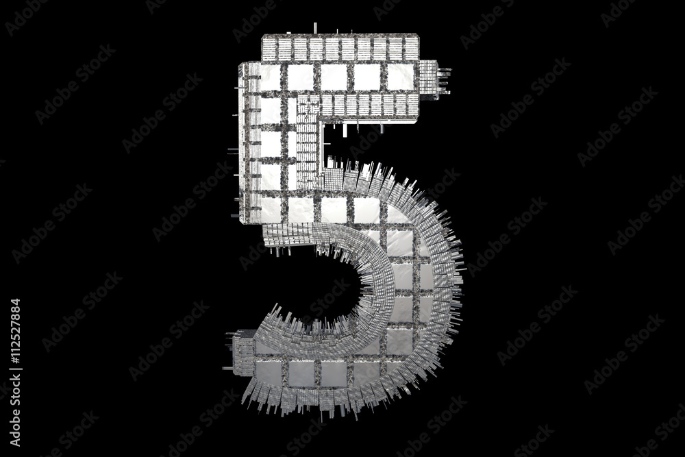 Stylish futuristic Sign in Motion. Nice 3D Render Stylish futuristic Sign in Motion. Nice 3D Render