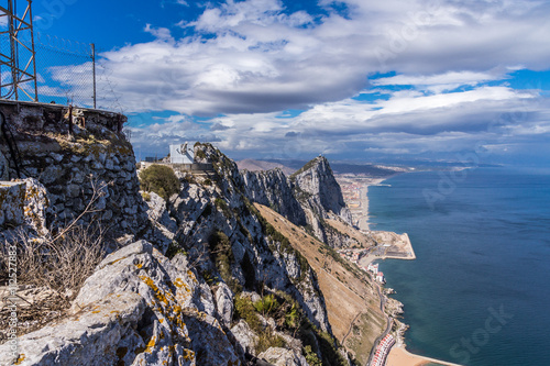 Geschütz auf dem Upper Rock an der Ostseite von Gibraltar