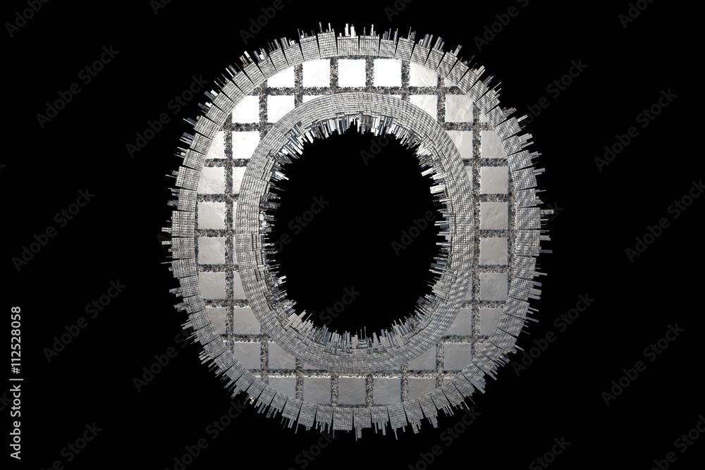 Stylish futuristic Sign in Motion. Nice 3D Render Stylish futuristic Sign in Motion. Nice 3D Render
