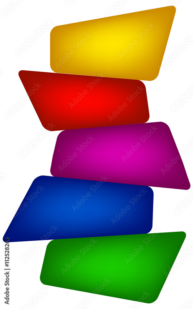 illustration rounded geometric infographics illustration rounded geometric infographics