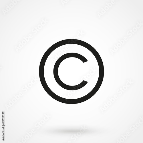 copyright symbol icon