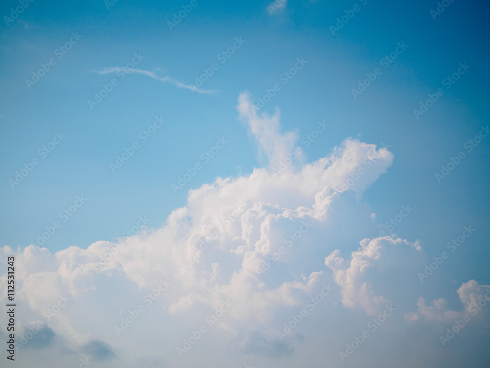 Blue sky with clouds Blue sky with clouds