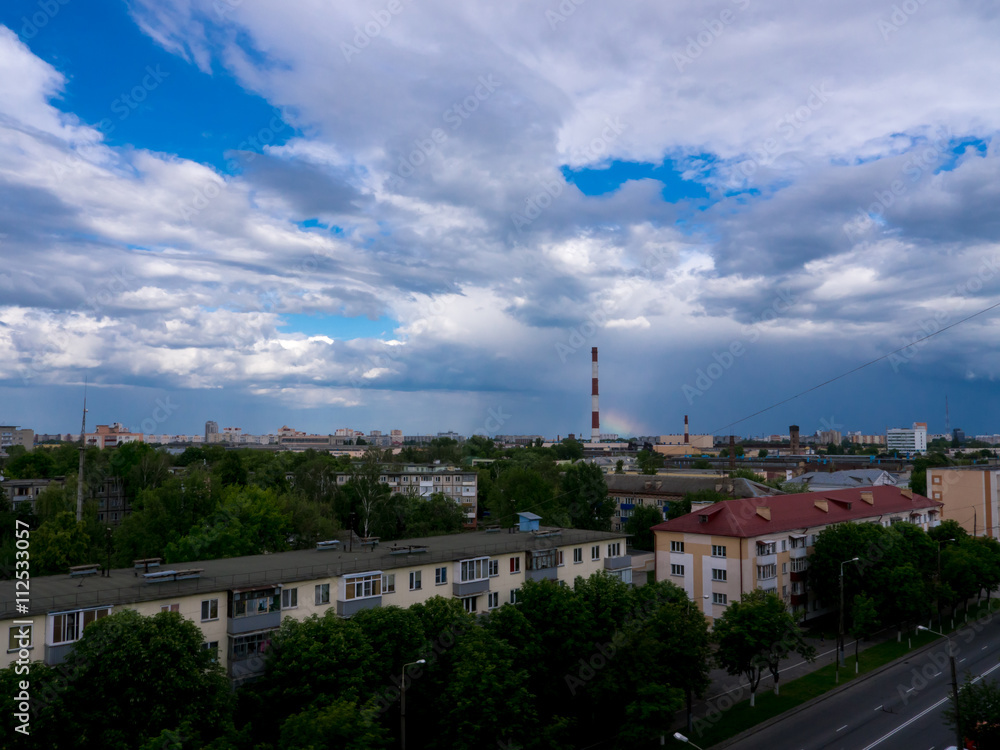 Obraz premium The Factory chimneys.