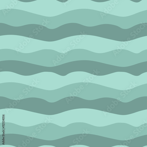 Vector illustration of sea waves